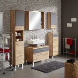 Premium Living Visoka Omara Float, Hrast, Antracit | Shoptok.si