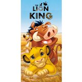 Jerry Fabrics Plavi/smeđi pamučan dječji ručnik 70x140 cm Lion King – | shoptok.hr