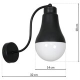  Zidna svetiljka HELIOS 1xE14/40W/230V | Eponuda.com
