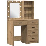  Toaletni stol 2 kom. Smeđa 50 x 41 x 135 cm Konstruirano drvo | shoptok.hr
