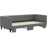  Dnevni krevet na razvlačenje tamnosivi 100x190 cm od tkanine | shoptok.hr