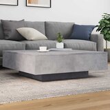  Stolić za kavu s LED svjetlima sivi boja betona 100x100x31 cm | shoptok.hr