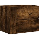 Maison Chic Stenska Nočna omarica - Nočna miza dimljen hrast 45x30x35 cm, (21687737) Cene