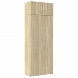 Ormarić za pohranu boja hrasta sonome 80 x 42,5 x 225 cm drveni | Eponuda.com