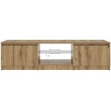 TV ormarić s LED svjetlima Artisan hrast 140x40x36 cm | Eponuda.com