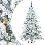  Umjetno božićno drvce s nogom Bijelo 180 cm PVC i čelik | shoptok.hr