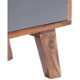 TV ormarić sivi 140 x 30 x 45 cm od masivnog drva šišama | shoptok.hr