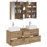  Set namještaja za kupaonicu 4 kom. Hrast artisan | shoptok.hr