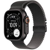 Apple watch ultra 3 cellular 49mm black titanium case with black titanium milanese loop – large (mf1t4se/a) Cene