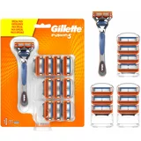 Gillette fusion brijač+ zamjenske britvice 11 komada