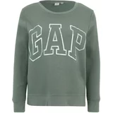 Gap Petite Sweater majica zelena / menta / prljavo bijela