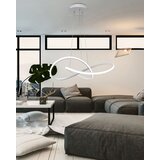Toolight Stropna viseća svjetiljka prsten moderna LED + daljinski upravljač APP396-CP bijela | shoptok.hr