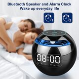 Venisymlis Radio Ura, Digitalna Nočna Budilka, Digitalna Ura, Prenosni Bluetooth Zvočnik, Fm Radio Ura, (22059826) | Shoptok.si