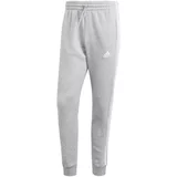 ADIDAS SPORTSWEAR Sportske hlače 'Essentials' siva melange / bijela