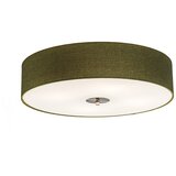 QAZQA Podeželska stropna svetilka zelena 50 cm - boben juta | Shoptok.si