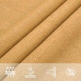  Jedro za zaštitu od sunca 160 g/m² Trokutasto pijesak 3,5x3,5x4,9 m HDPE | shoptok.hr