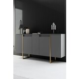 HANAH HOME luxe - anthracite, gold walnutgold console cene