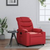 Maison Chic Naslanjač - Relax naslanjač rdeče umetno usnje, (22061493) | Shoptok.si