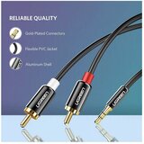 Ugreen 3.5mm muški na 2RCA muški audio kabel 2M - 10584 | shoptok.hr