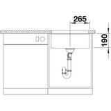 Blanco PODGRADNA SUDOPERA ROTAN 500-U 500x400/190mm VULKAN SIVA | Eponuda.com