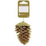  Okrasek za božično drevo (storž, 9 cm, zlata) | Shoptok.si