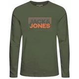 Jack & Jones Bluza 12251462 Zelena Standard Fit