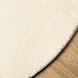  HUARTE kratkih vlakana mekani i perivi krem Ø 80 cm | shoptok.hr
