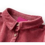  Dječja haljina dugih rukava od samta starinska ružičasta 92 | shoptok.hr