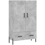 Maison Chic Visoka omara - Komoda - Predalnik betonsko siva 69,5x31x115 cm inženirski les, (21718663) Cene