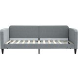  Dnevni krevet s madracem svjetlosivi 90 x 200 cm od tkanine | shoptok.hr