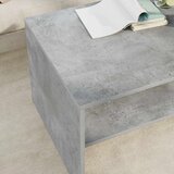  Stolić za kavu Betonski sivi 80 x 50 x 40 cm Konstruirano drvo | shoptok.hr