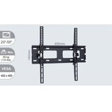 Vivolink Pro srednji stenski nosilec z nagibom 50 kg, VESA 400x400 | Shoptok.si