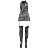 Adalet Nicole - čipkast mrežast komplet - (črna) | Shoptok.si