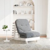vidaXL Futon na razvlačenje s madracem bijeli 70x206x11 cm borovina | shoptok.hr
