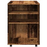 vidaXL Ormarić s kotačima boja staro drvo 60x53x72cm konstruirano drvo | shoptok.hr
