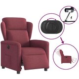  Električni naslanjač vinsko rdeče blago | Shoptok.si