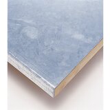 RAU Delovna miza, nastavljiva po višini, 800 - 850 mm, plošča z oblogo iz jeklene pločevine, ŠxG 1250 x 800 mm, svetlo siva | Shoptok.si