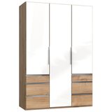 Modern Living Omara S Klasičnimi Vrati Level 36 D, Bela, Barva Hrasta | Shoptok.si