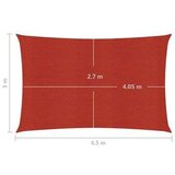  Senčno jadro 160 g/m² rdeče 3x4,5 m HDPE, (20965465) | Shoptok.si