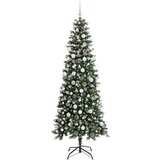 vidaXL Umestno božično drevo med 300 LED Zelena 86 x 86 x 210 cm | Shoptok.si