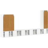  Namestitev na steno 6 pcs Visok sijaj bela - - Bela - 78.96 - 98 x 31 x 29,5 cm - 2025-vidaXL-Uvoz_2 | Shoptok.si