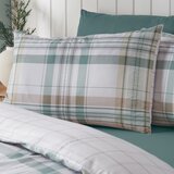 Catherine Lansfield Zelena 3-dijelna posteljina za bračni krevet 200x200 cm Cartmel Check – | shoptok.hr
