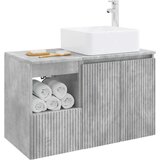  Set namještaja za kupaonicu 2 kom. Betonska siva 49.5 x 41 x 80 cm | shoptok.hr