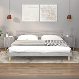 Furnova Nočna omarica 2 kosa siva sonoma konstruiran les, (21927729) | Shoptok.si