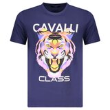 Cavalli Class Muška Majica Kratkih Rukava Plava Cijene