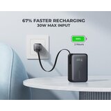 Anker Nano Powerbank 45W 10.000mAh črna, 1x USB-C izhod, 1x USB-A izhod USB-C integriran retraktabilni kabel | Shoptok.si