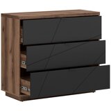 MID.YOU KOMODA, črna, barve hrasta | Shoptok.si