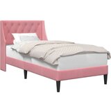  Okvir za krevet s uzglavljem Ružičasta 90 x 190 cm Baršun - Ružičasta 90 x 190 cm | shoptok.hr
