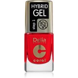 Delia Cosmetics Coral Hybrid Gel gel lak za nohte brez uporabe UV/LED lučke odtenek 125 11 ml Cene