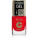 Delia Cosmetics Coral Hybrid Gel gel lak za nohte brez uporabe UV/LED lučke odtenek 125 11 ml